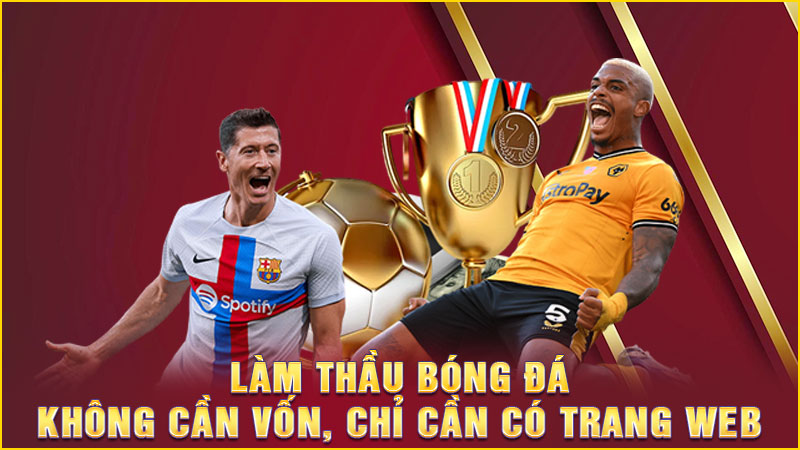 làm thầu bóng đá không cần vốn, chỉ cần có trang web
