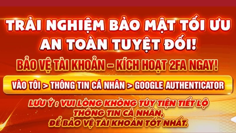 kích hoạt bảo mật 2fa